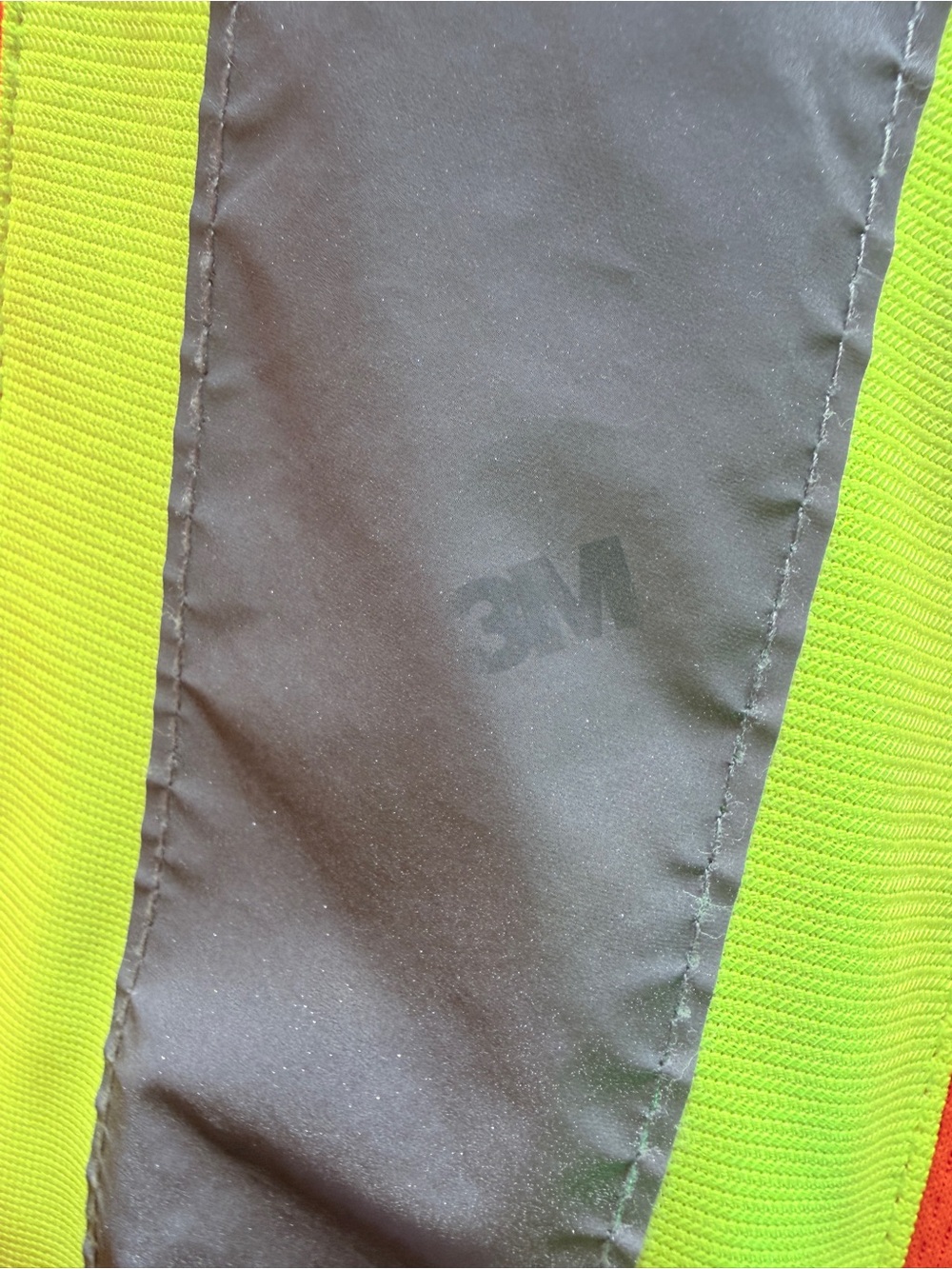 High-Visibility Orange Safety Tee with Reflective Stripes - Picture 2 of 5